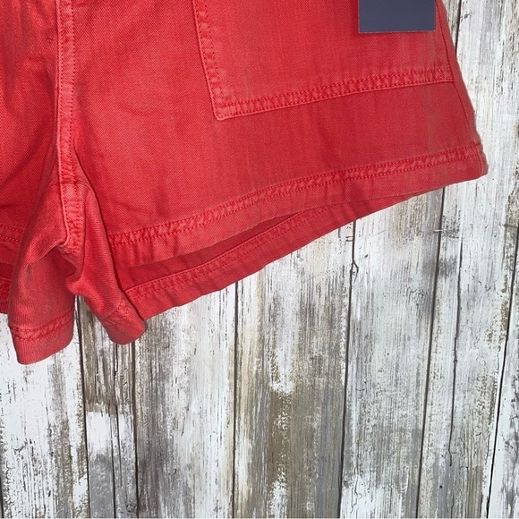 NWT Universal Thread Red High Rise Utility Shorts - Picture 3 of 5